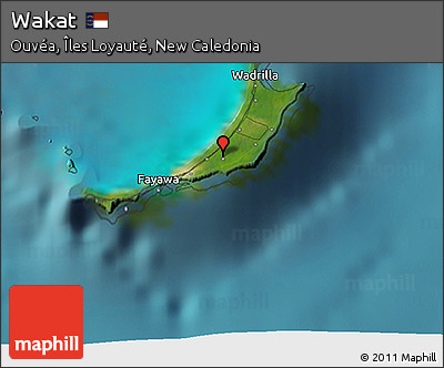 Satellite 3D Map of Wakat