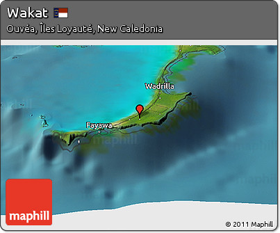 Satellite Panoramic Map of Wakat
