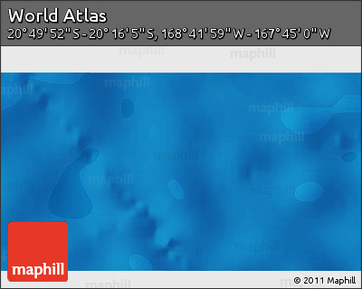 Political 3D Map of the Area around 20° 32' 59" S, 168° 13' 29" W