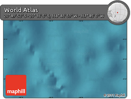 Satellite Map of the Area around 20° 32' 59" S, 168° 13' 29" W