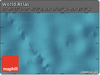 Satellite Map of the Area around 20° 32' 59" S, 168° 13' 29" W