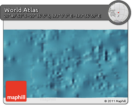 Satellite 3D Map of the Area around 20° 32' 59" S, 173° 28' 29" E
