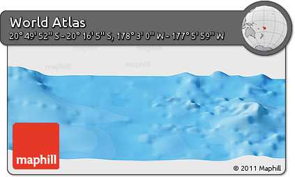 Political Panoramic Map of the Area around 20° 32' 59" S, 177° 34' 29" W