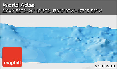Political Panoramic Map of the Area around 20° 32' 59" S, 177° 34' 29" W