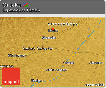Physical 3D Map of Oruaku