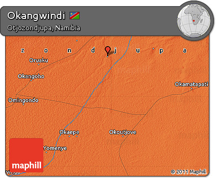 Political Map of Okangwindi