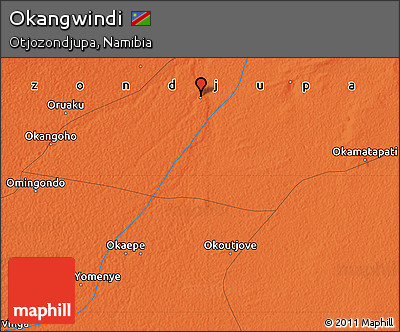 Political Map of Okangwindi