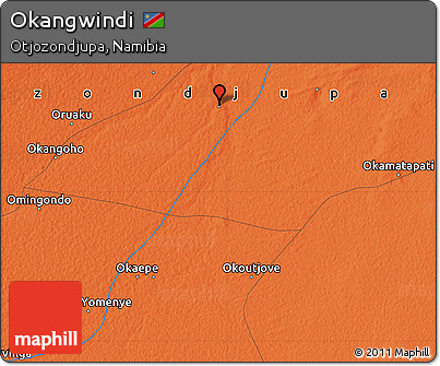 Political Map of Okangwindi