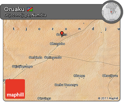 Satellite Map of Oruaku