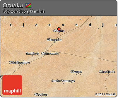 Satellite Map of Oruaku