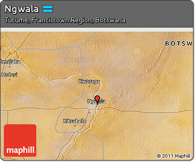 Satellite 3D Map of Ngwala