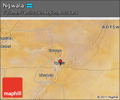 Satellite 3D Map of Ngwala