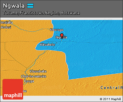 Political Panoramic Map of Ngwala