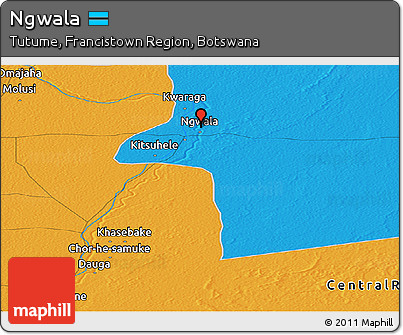 Political Panoramic Map of Ngwala
