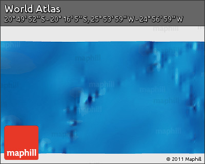 Physical 3D Map of the Area around 20° 32' 59" S, 25° 25' 29" W