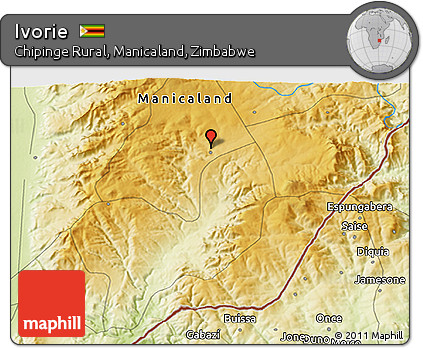 Physical 3D Map of Ivorie