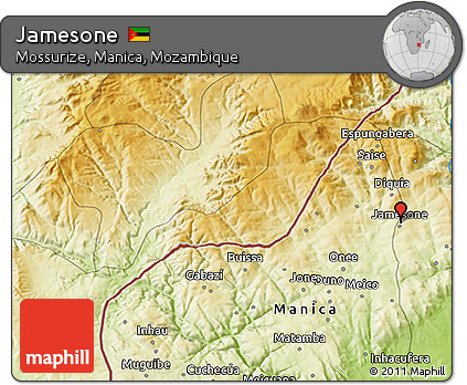 Physical 3D Map of Jamesone