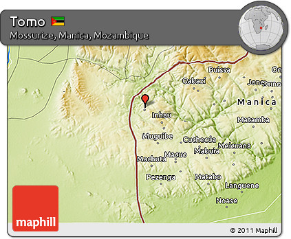 Physical 3D Map of Tomo