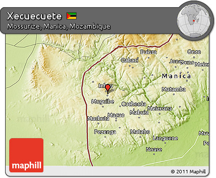 Physical 3D Map of Xecuecuete
