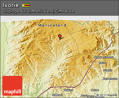 Physical 3D Map of Ivorie