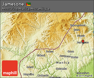 Physical 3D Map of Jamesone