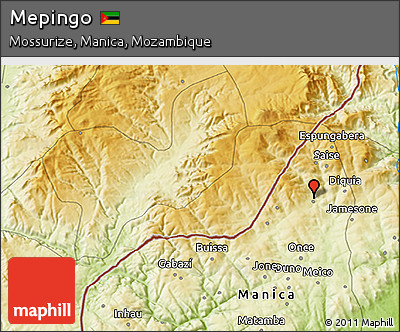 Physical 3D Map of Mepingo