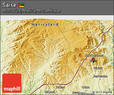Physical 3D Map of Saise