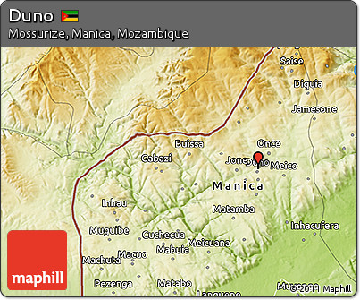 Physical 3D Map of Duno