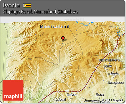 Physical 3D Map of Ivorie
