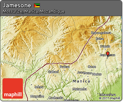 Physical 3D Map of Jamesone