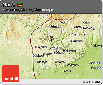 Physical 3D Map of Naife