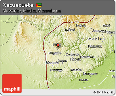 Physical 3D Map of Xecuecuete