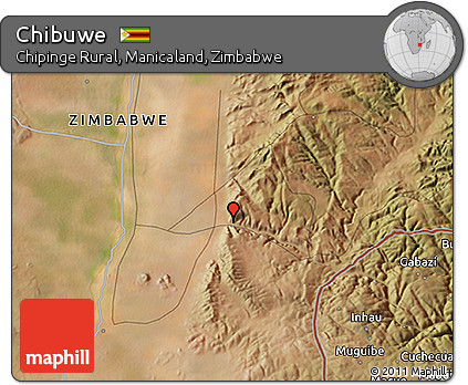 Satellite 3D Map of Chibuwe