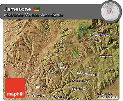Satellite 3D Map of Jamesone