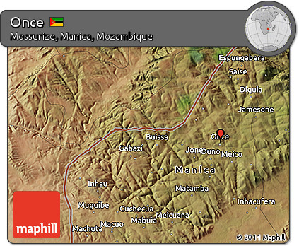 Satellite 3D Map of Once