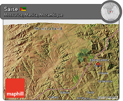 Satellite 3D Map of Saise