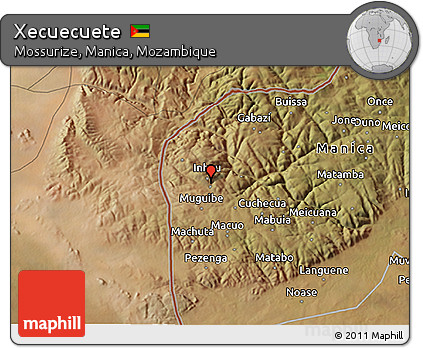 Satellite 3D Map of Xecuecuete