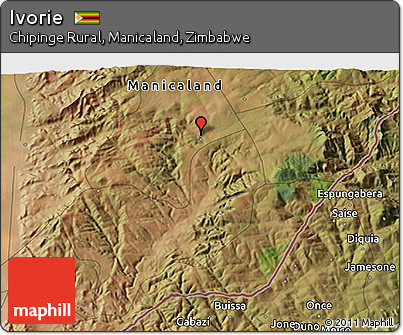 Satellite 3D Map of Ivorie