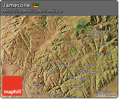 Satellite 3D Map of Jamesone