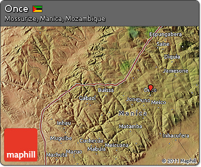 Satellite 3D Map of Once