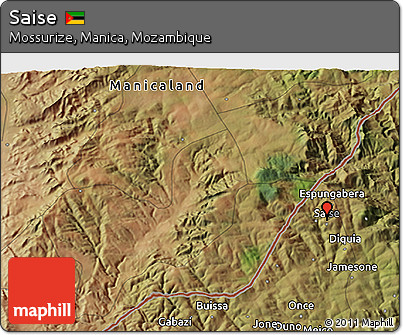 Satellite 3D Map of Saise