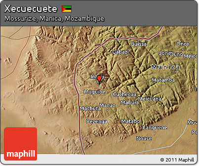 Satellite 3D Map of Xecuecuete
