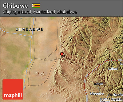 Satellite 3D Map of Chibuwe