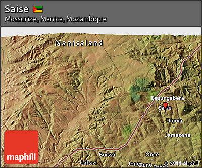 Satellite 3D Map of Saise