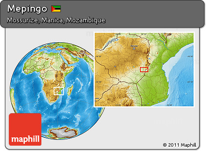 Physical Location Map of Mepingo
