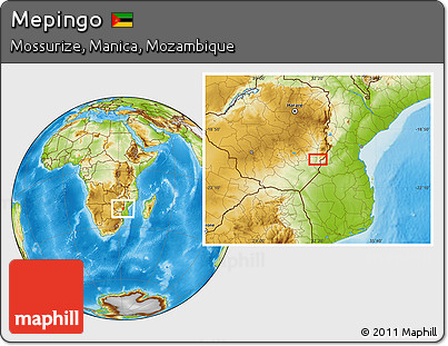 Physical Location Map of Mepingo
