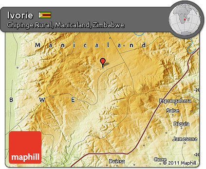 Physical Map of Ivorie