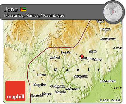 Physical Map of Jone