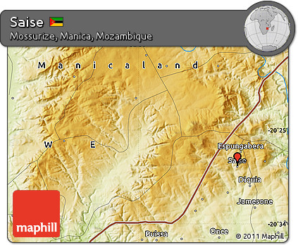 Physical Map of Saise