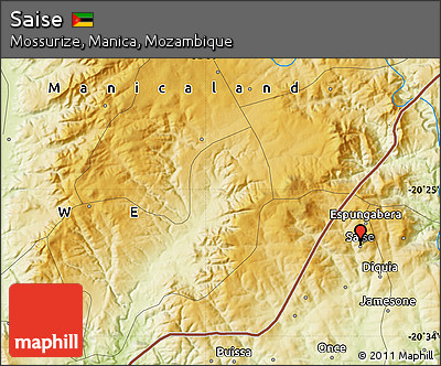 Physical Map of Saise